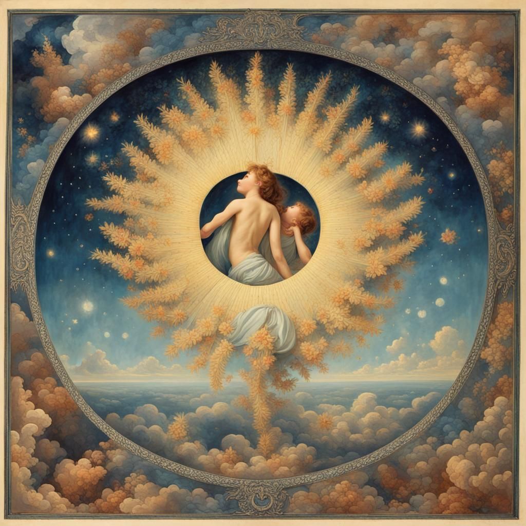 Anime Key Visual in Studio Ghibli Style