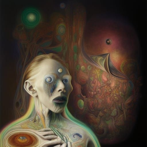 Otto Rapp's Inner Life: A Surreal Oil Painting