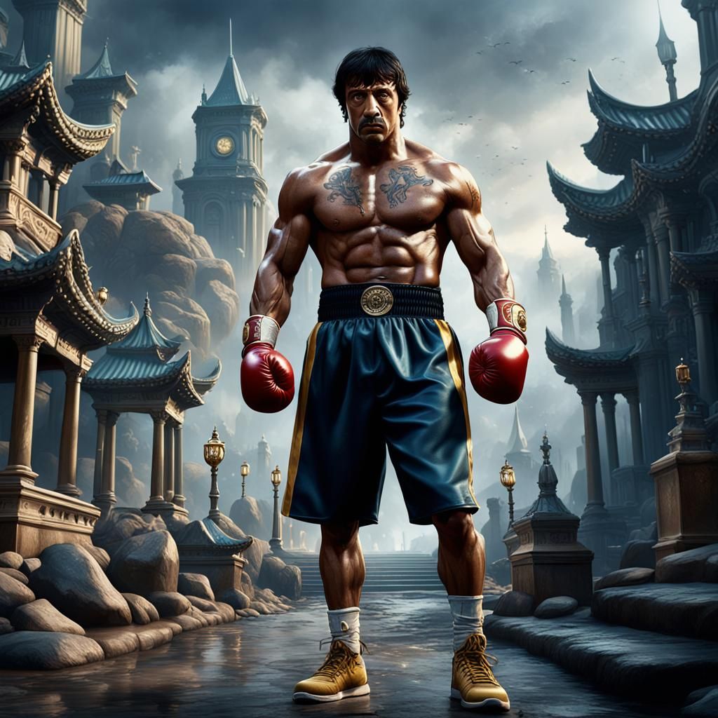 Rocky Balboa: Detailed Matte Painting