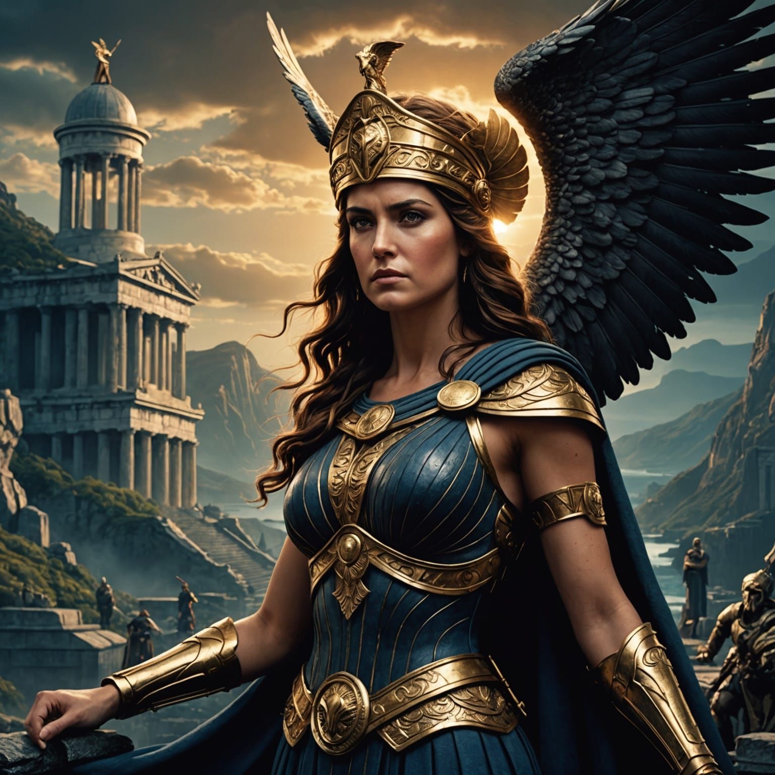 Athena: Epic Cinematic Digital Matte Painting