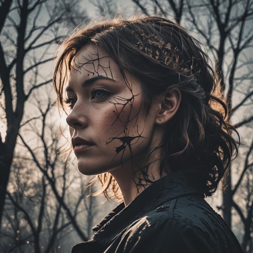 Hyperrealistic Silhouette with Rotoscope and Double Exposure