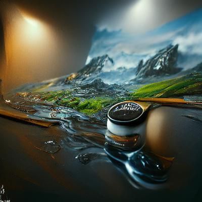 Detailed 8K 3D Rendered Matte Painting