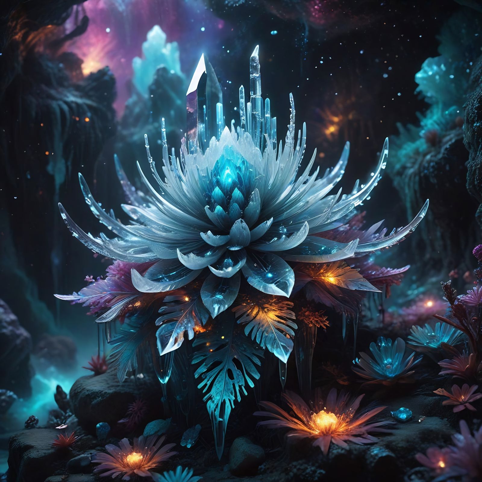 Cosmic Bloom in Holographic Style