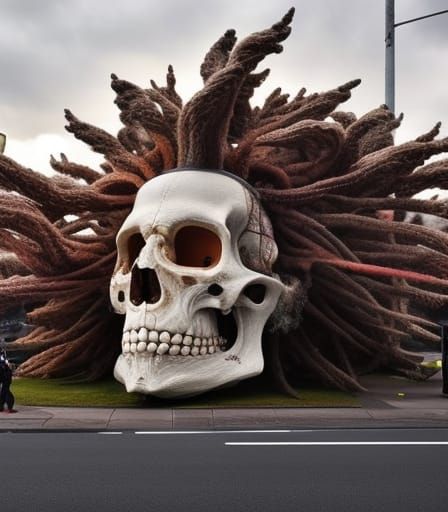 Surreal Stopmotion Roadside Attraction in Hyperreal Style