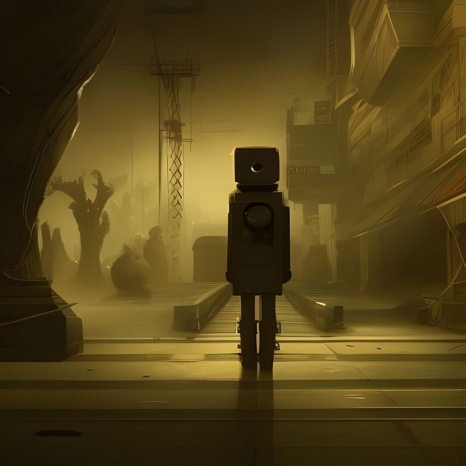 Sad robot