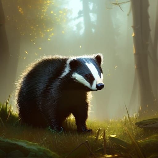 Tiny Cute Badger 2