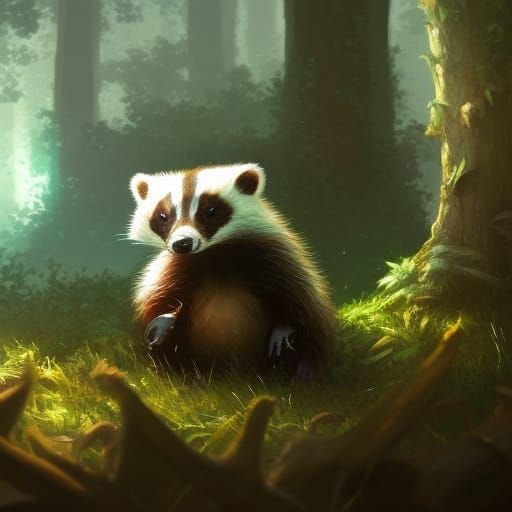 Tiny Cute Badger 1