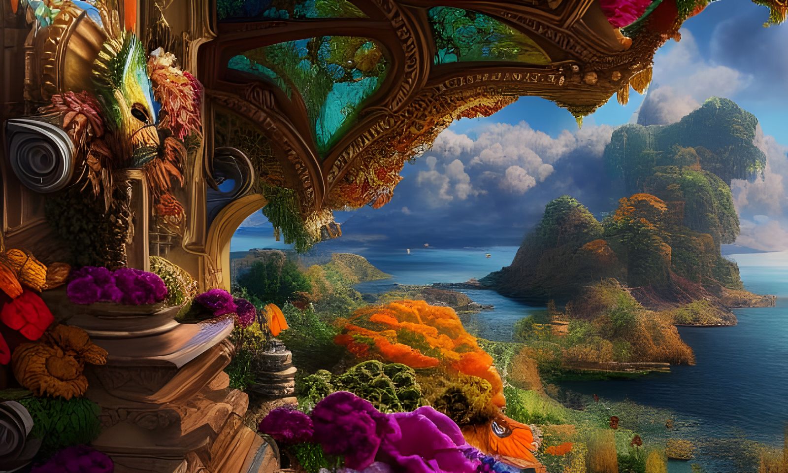 Hyperdetailed Fairy Wonderland Concept Art in Kinkade Style