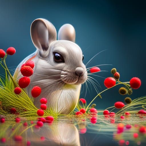 Glass Chinchilla: Professional Photography, Bokeh