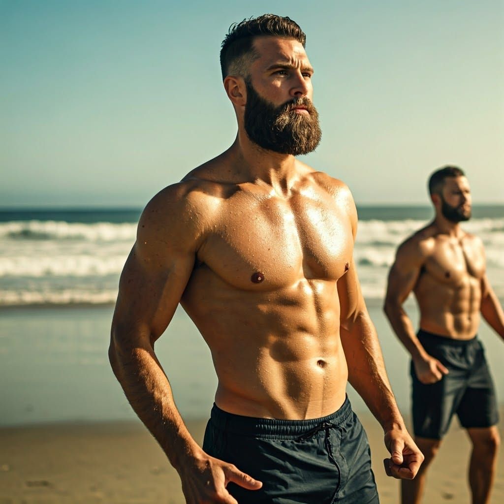 Santa Monica Beach Workout: Digital Matte Painting