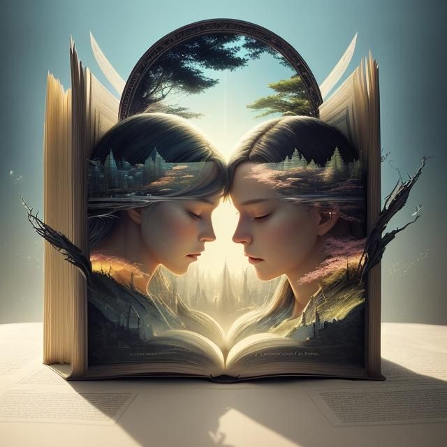 Enchanted Fantasy World Emerges from a Intricately Illustrat...