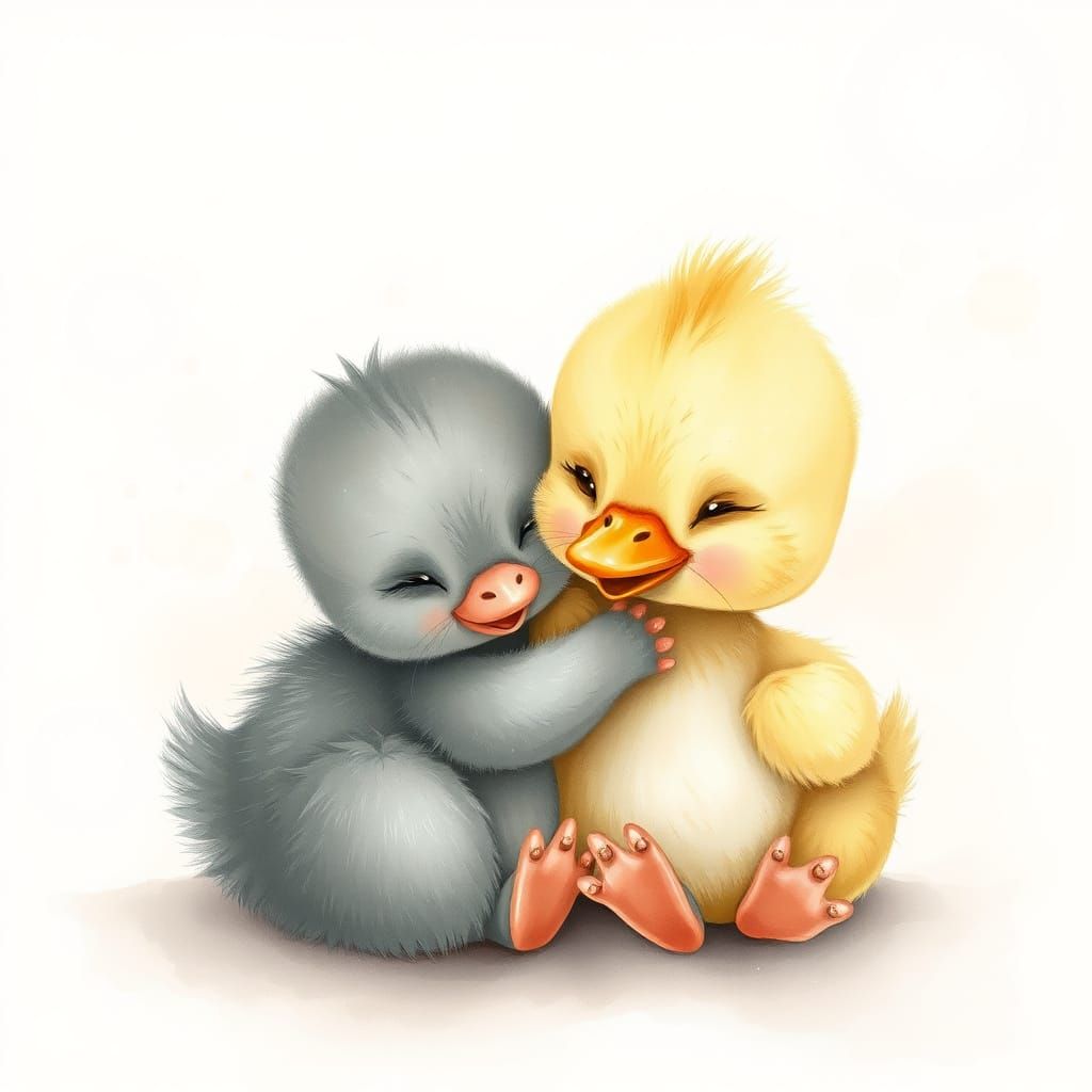 Whimsical Friends in Pastel Hues