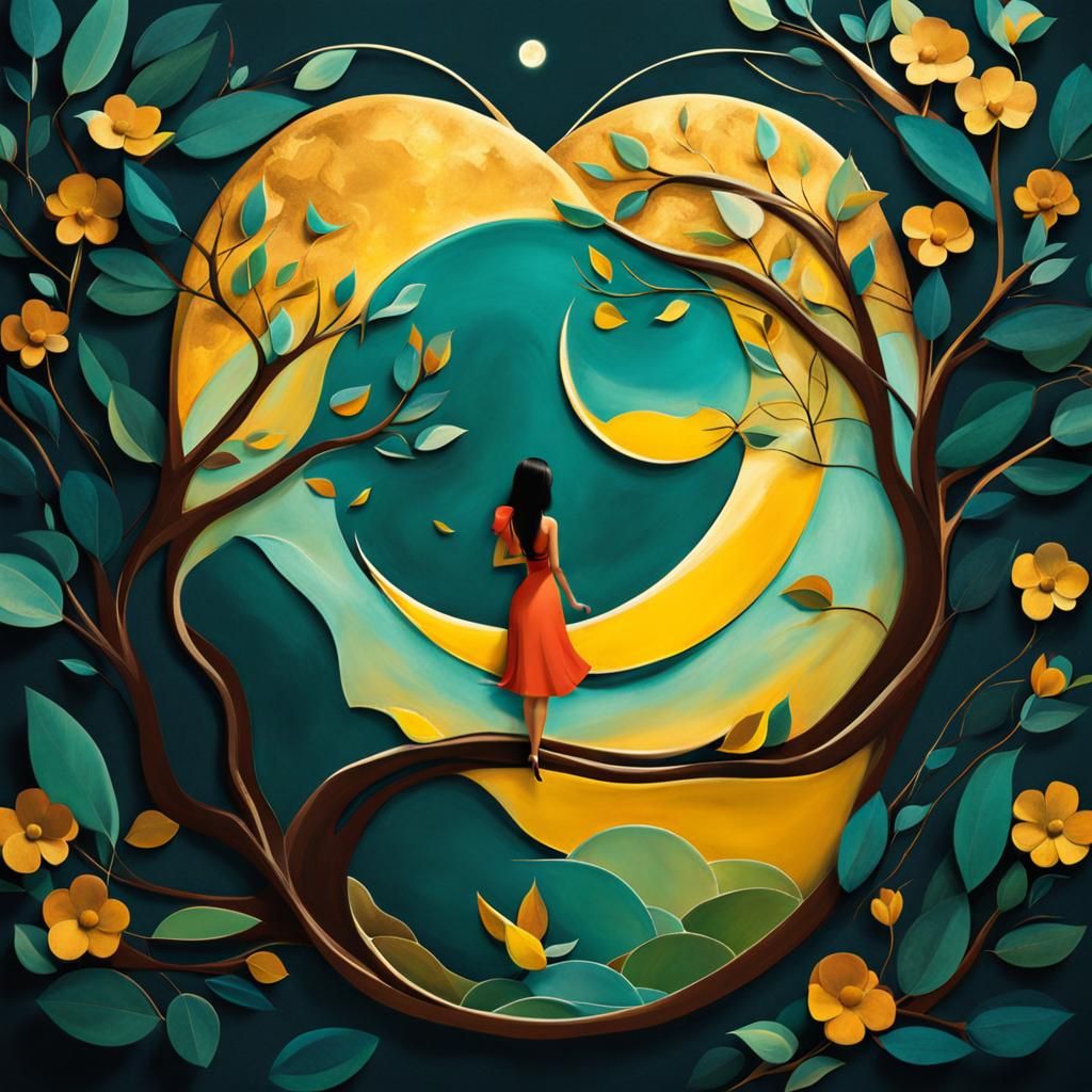 Abstract Animation: Moonlit Branch in Soul