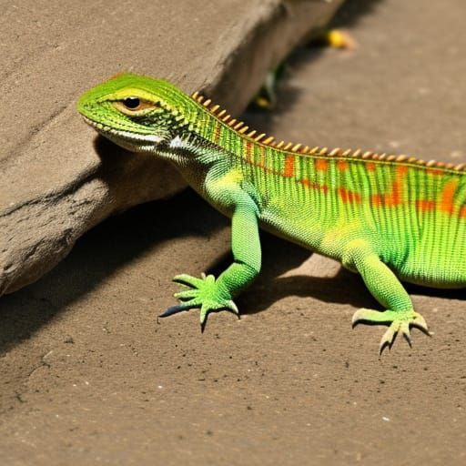 Cute and Funny Pet Lizard Image