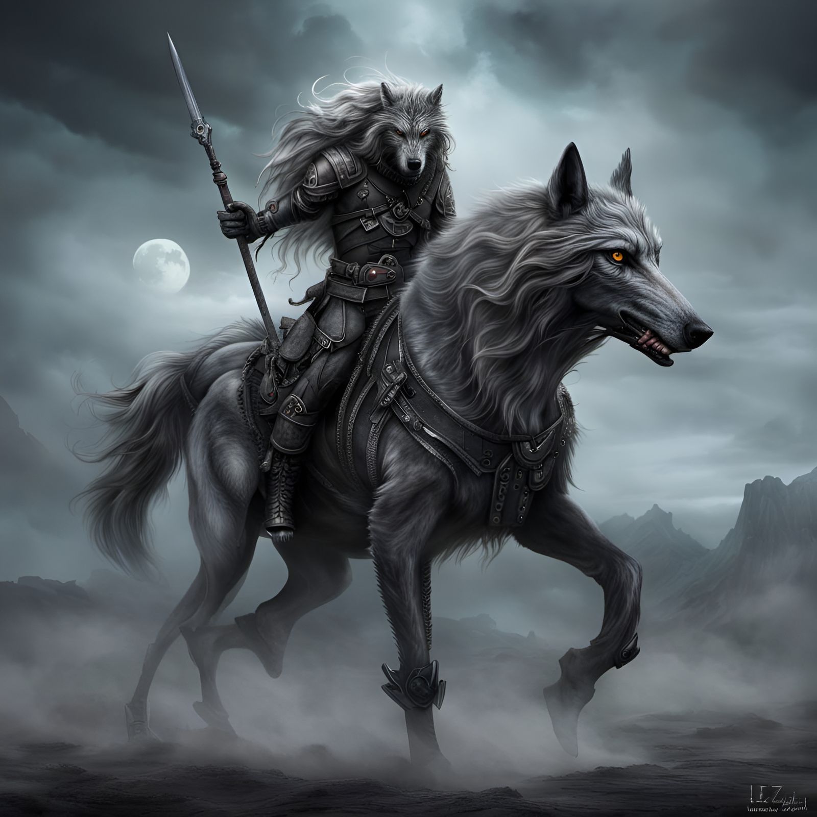 Werewolf Warrior Rides #1, Masterplayer