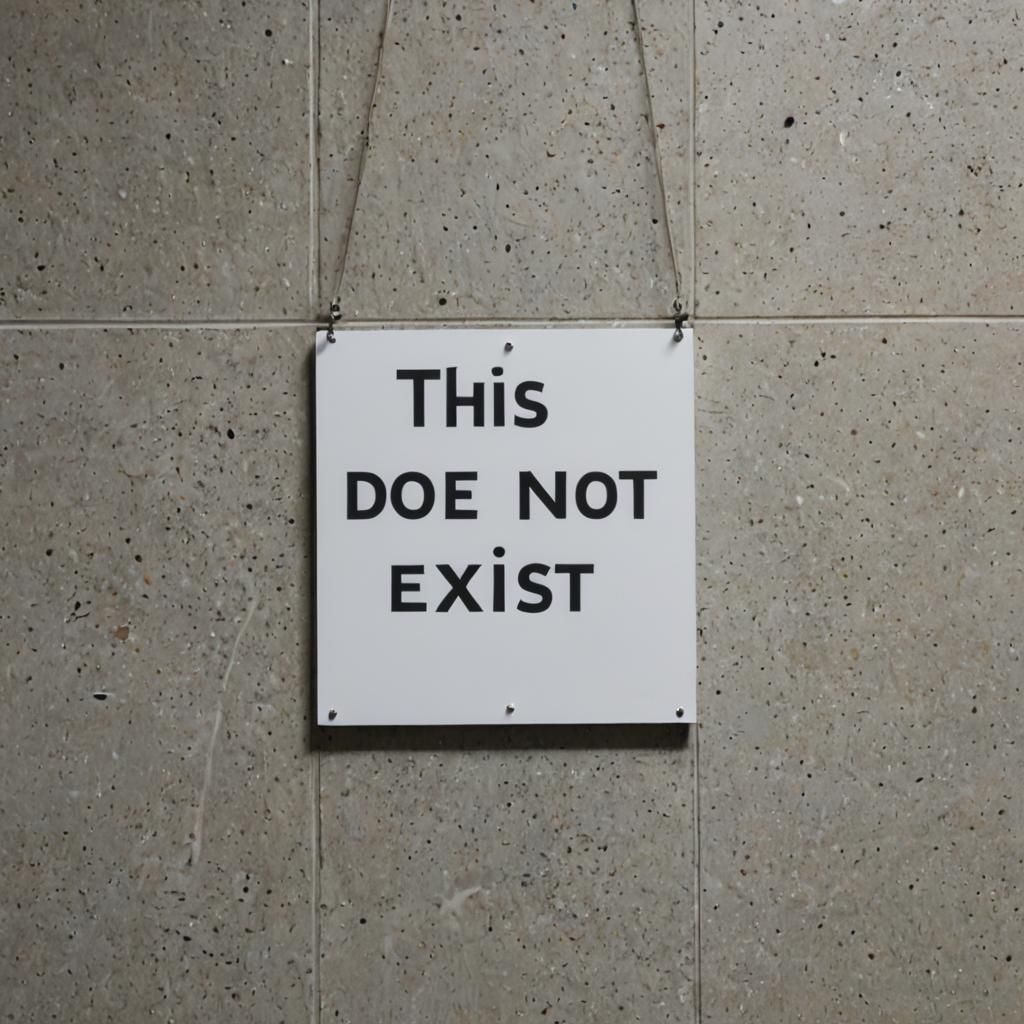 Paradoxical Sign in Empty Void