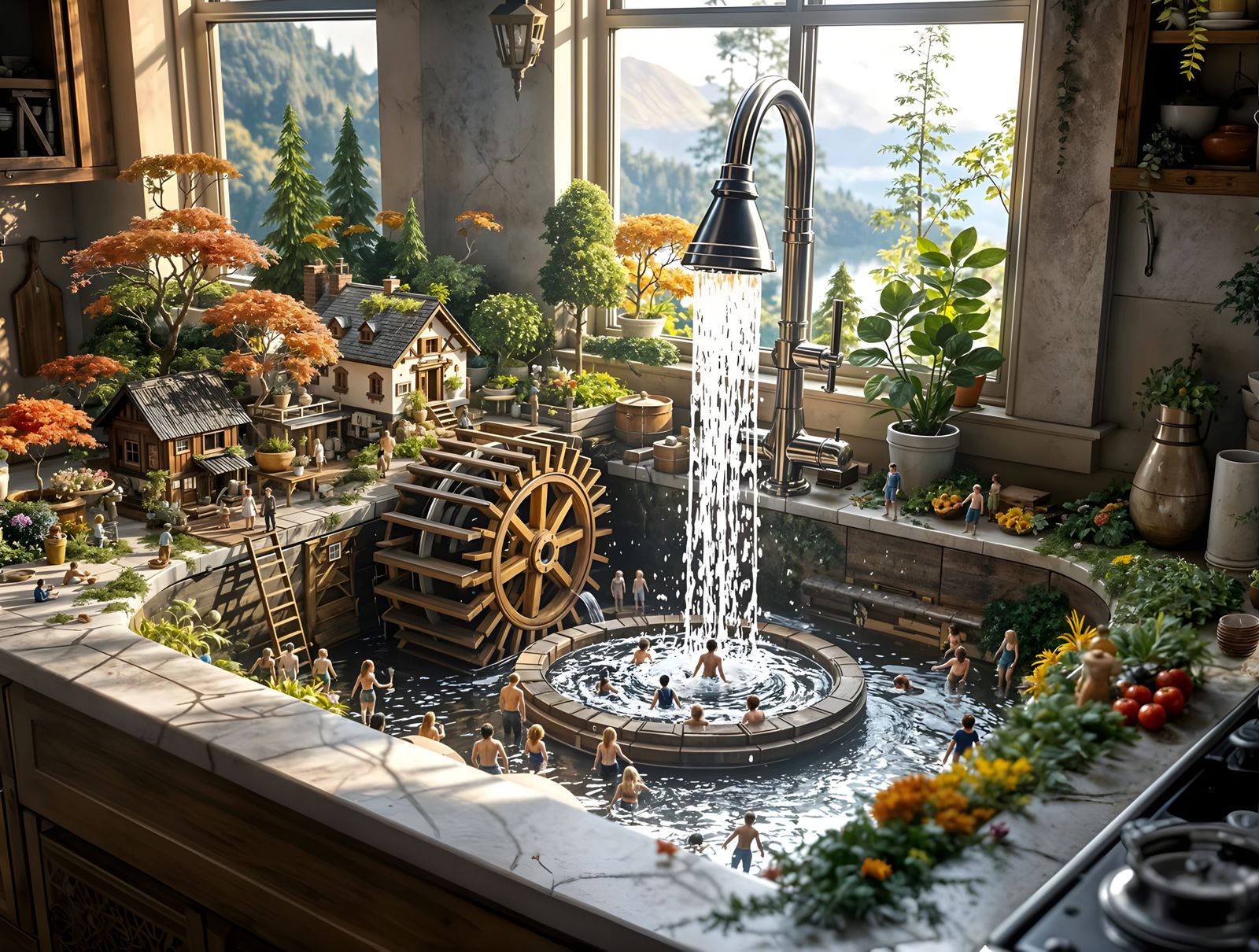 Holiday Resort in Gulliver's Kitchen