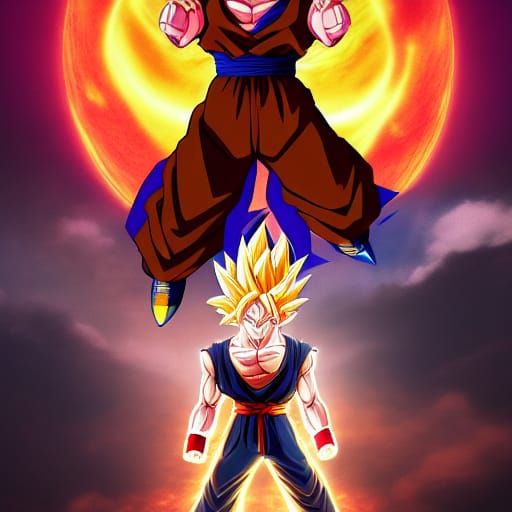 Detailed Dragon Ball Matte Painting in 8K