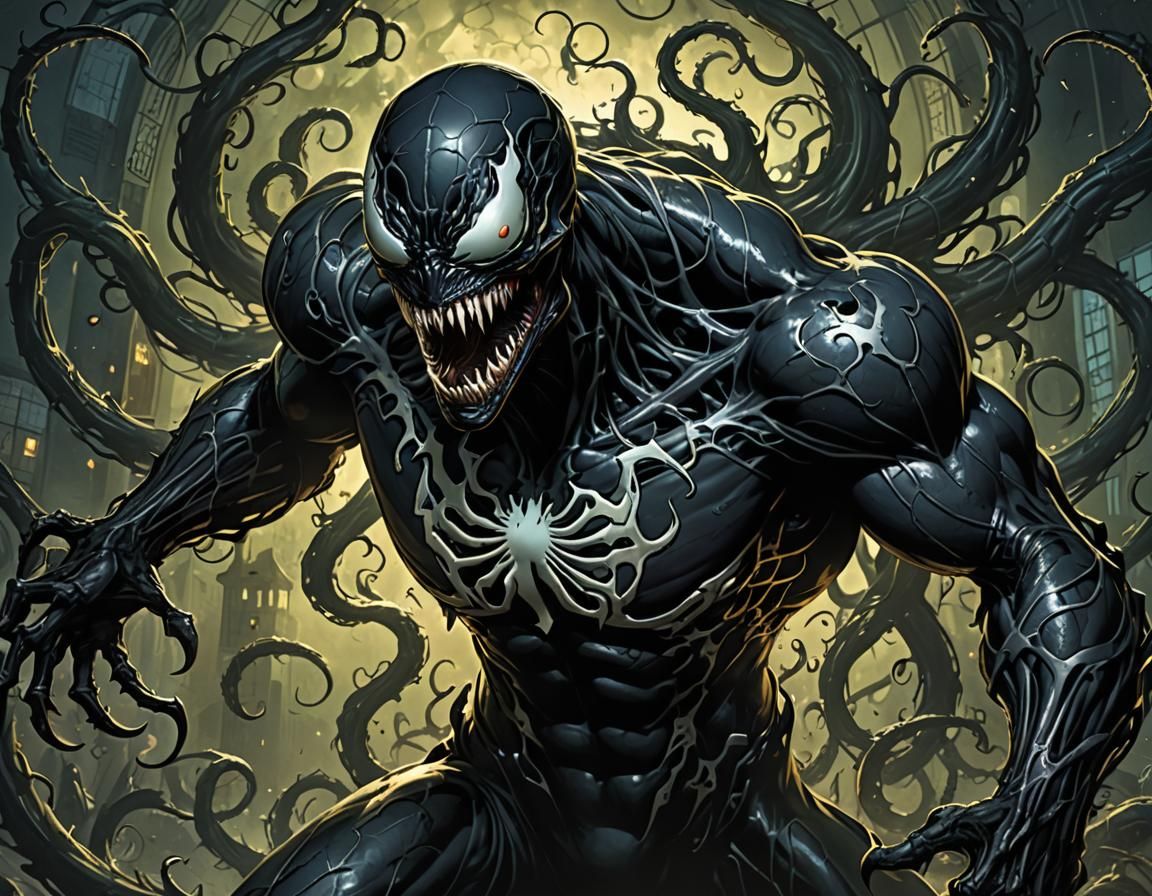Venom Symbiote Transforms H.P. Lovecraft