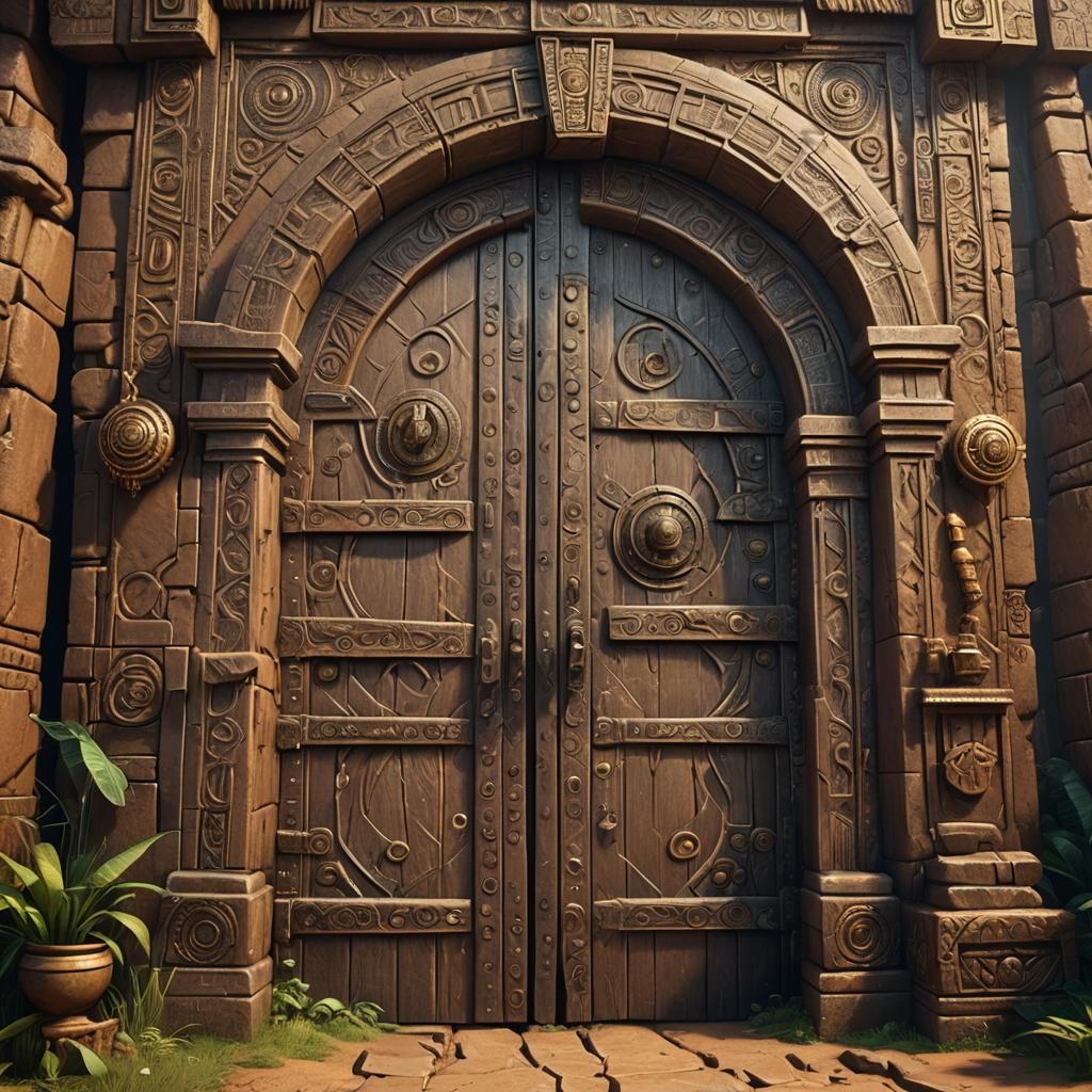 Ancient African Door to an Immortal World