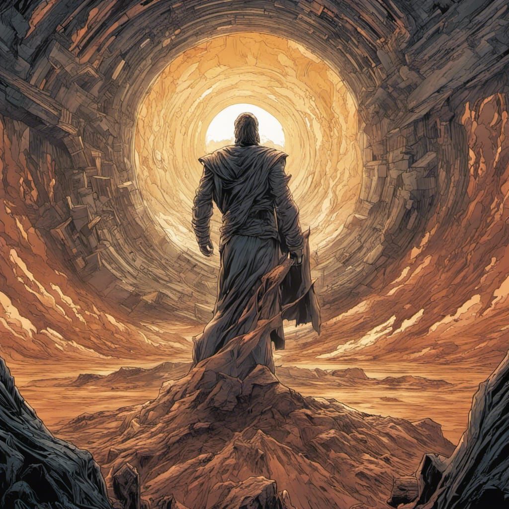 Hand-Shaped Hole in Soul: Comic Book Art