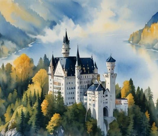 Und vermutlich geht es um: Schloß Neuschwanstein ist das Dis...