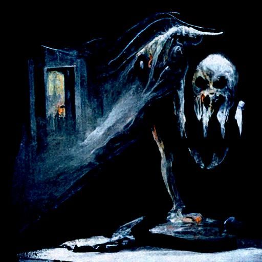 Night Terror Oil Painting in Classical Realism Style