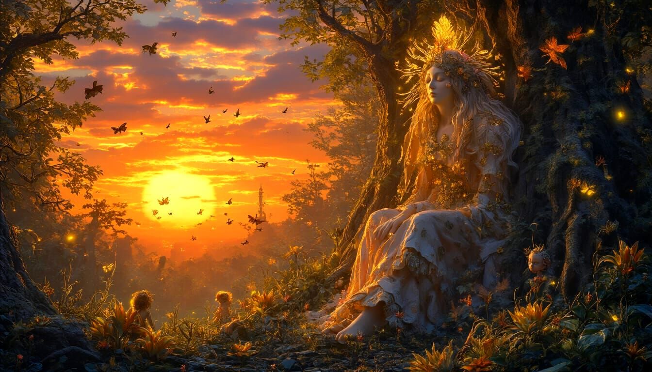 Funeral Procession for Sleeping Summer Goddess