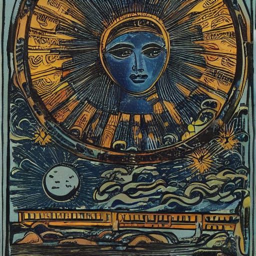 Divine Celestial Goddess in Ethereal Beauty