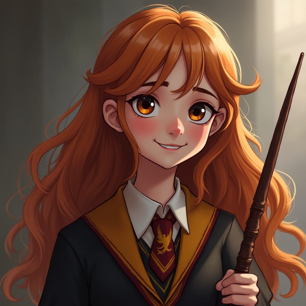Hermione Granger in Gryffindor Attire