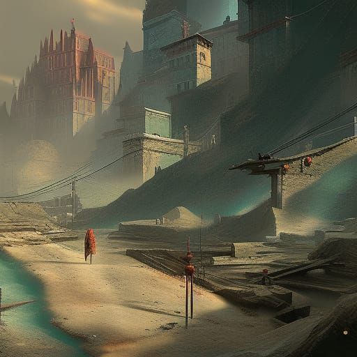 Earth's End: Apocalyptic Matte Painting in Deep Color