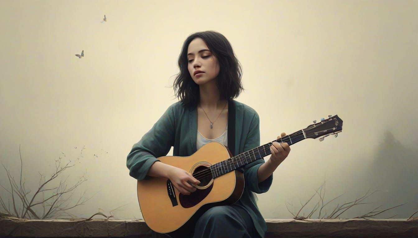 A Bosa Nova Gentle Soul in Soft Hues