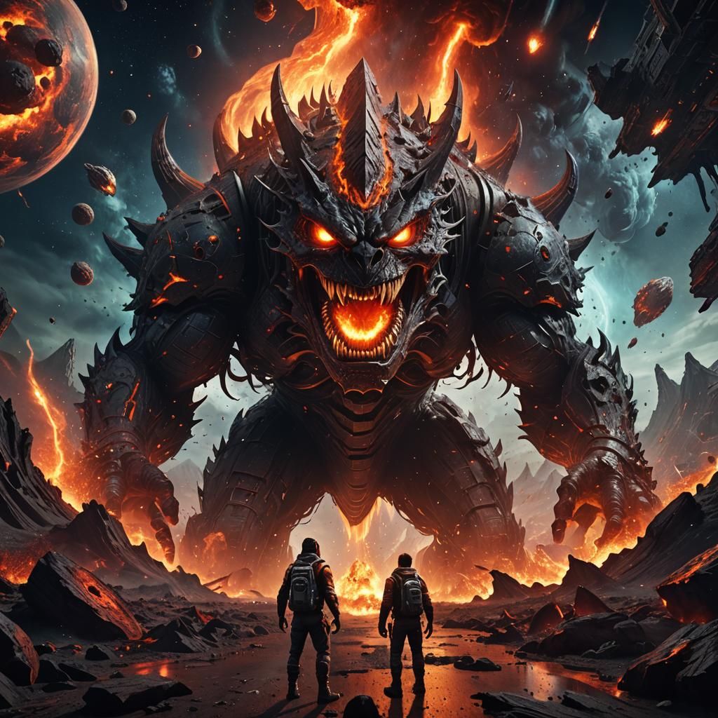 Creepy Man's Mirror Reveals Sci-Fi Battle