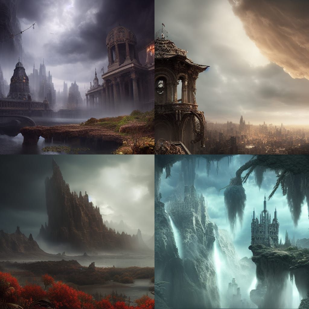 Epic Soul in Digital Matte Painting Style