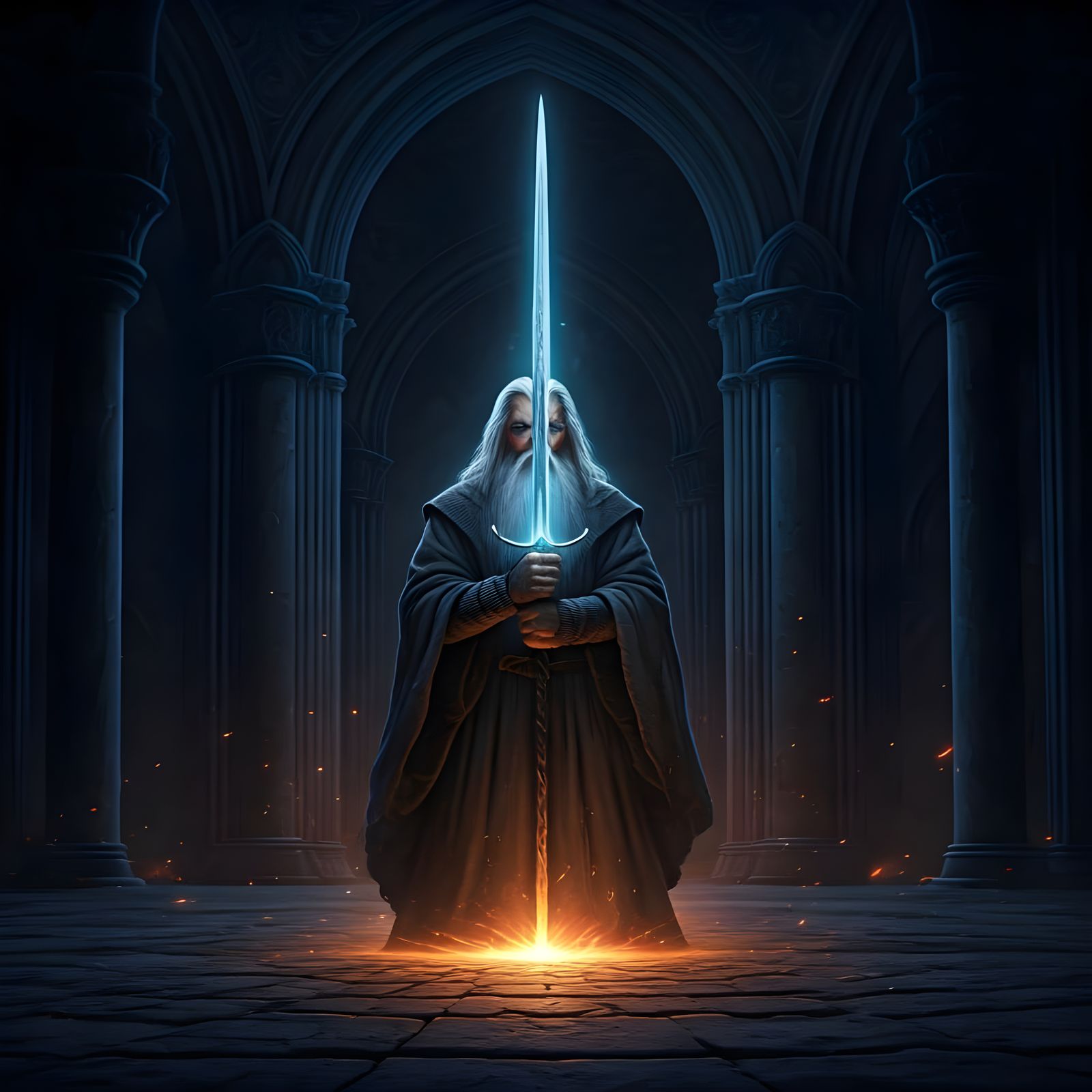 A Hero's Quest in Ethereal Forests