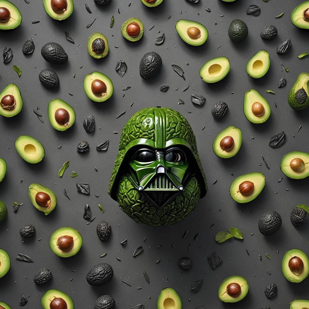 Darth Vader Emerges from an Avocado