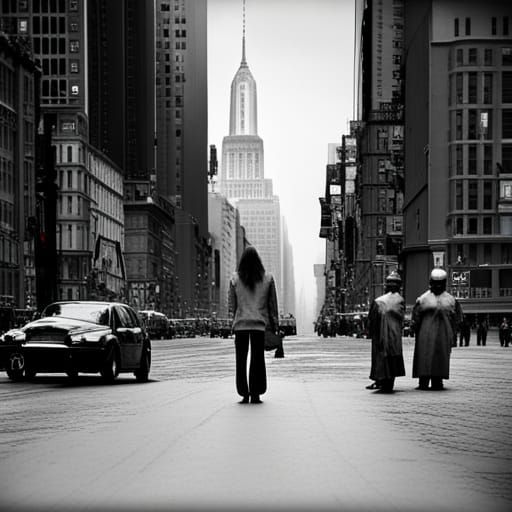 Ghostly Spirits Haunt New York City Avenue