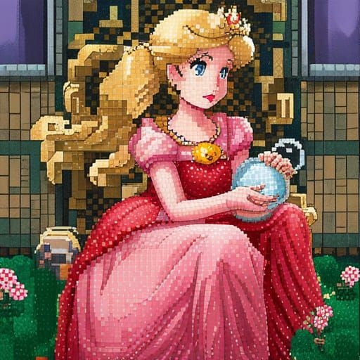 Peach On The Throne