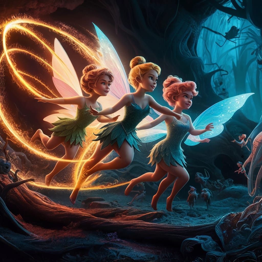 Enchanting Fairies' Mystical Forest Adventure: Movie Poster