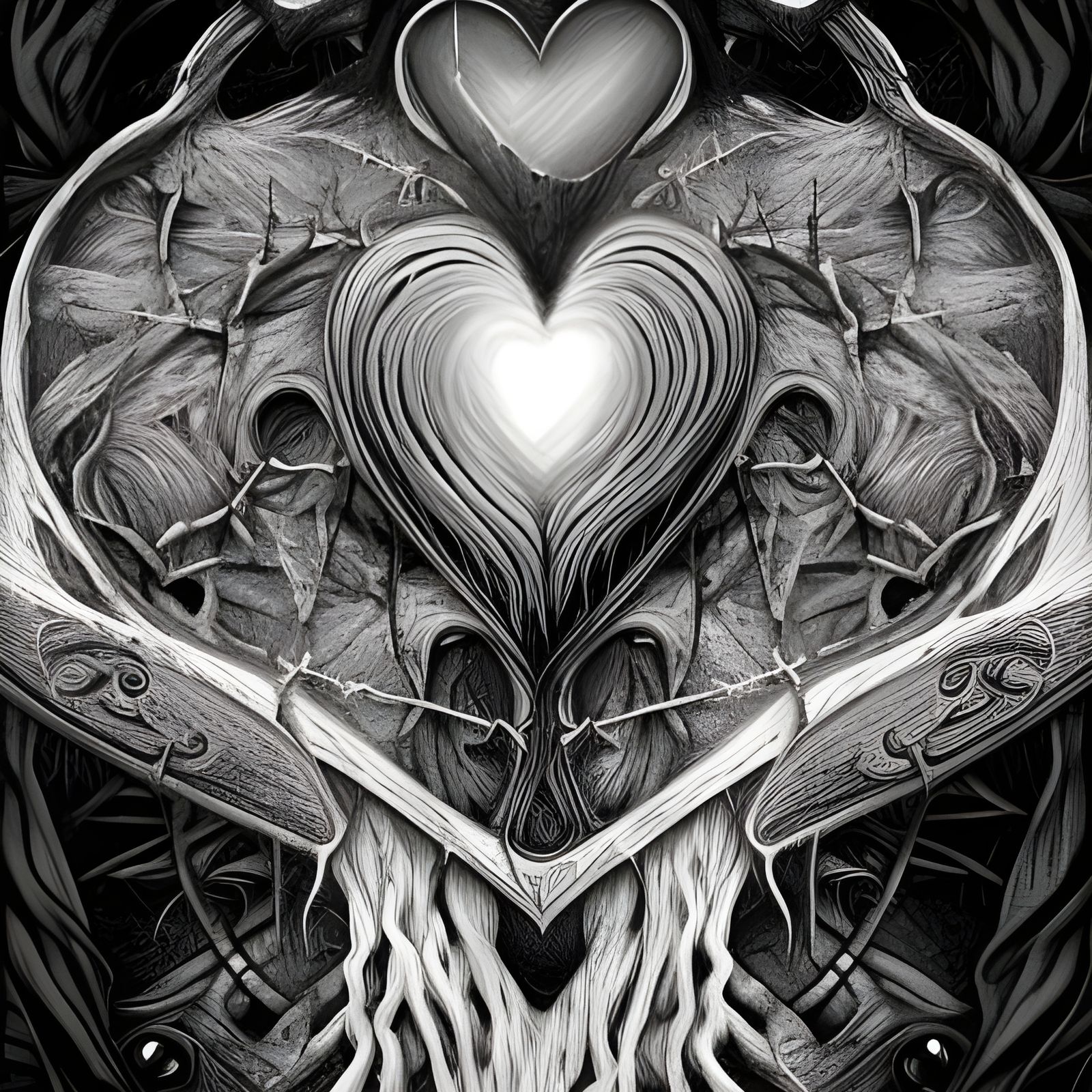 Touching Dark Fantasy Art by Necrolord