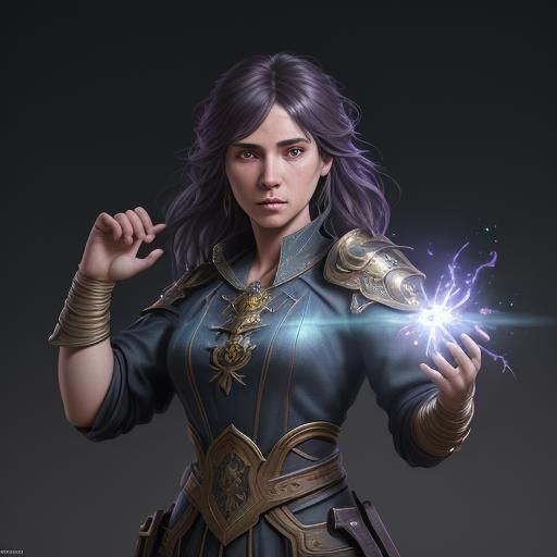 Epic Battle: Orcs and Elves in Detailed Matte Painting