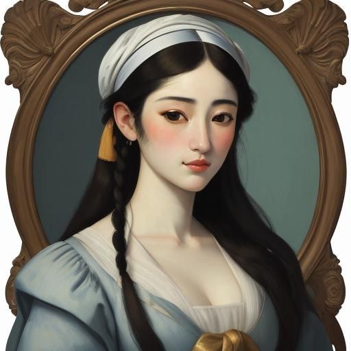Four Korean Girls: A Neoclassical Portrait Collection