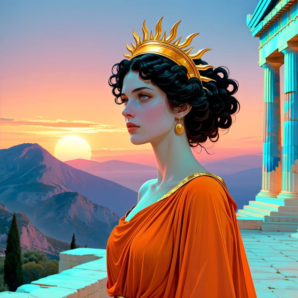 Dysis, Greek Goddess of Sunset in Ancient Greece