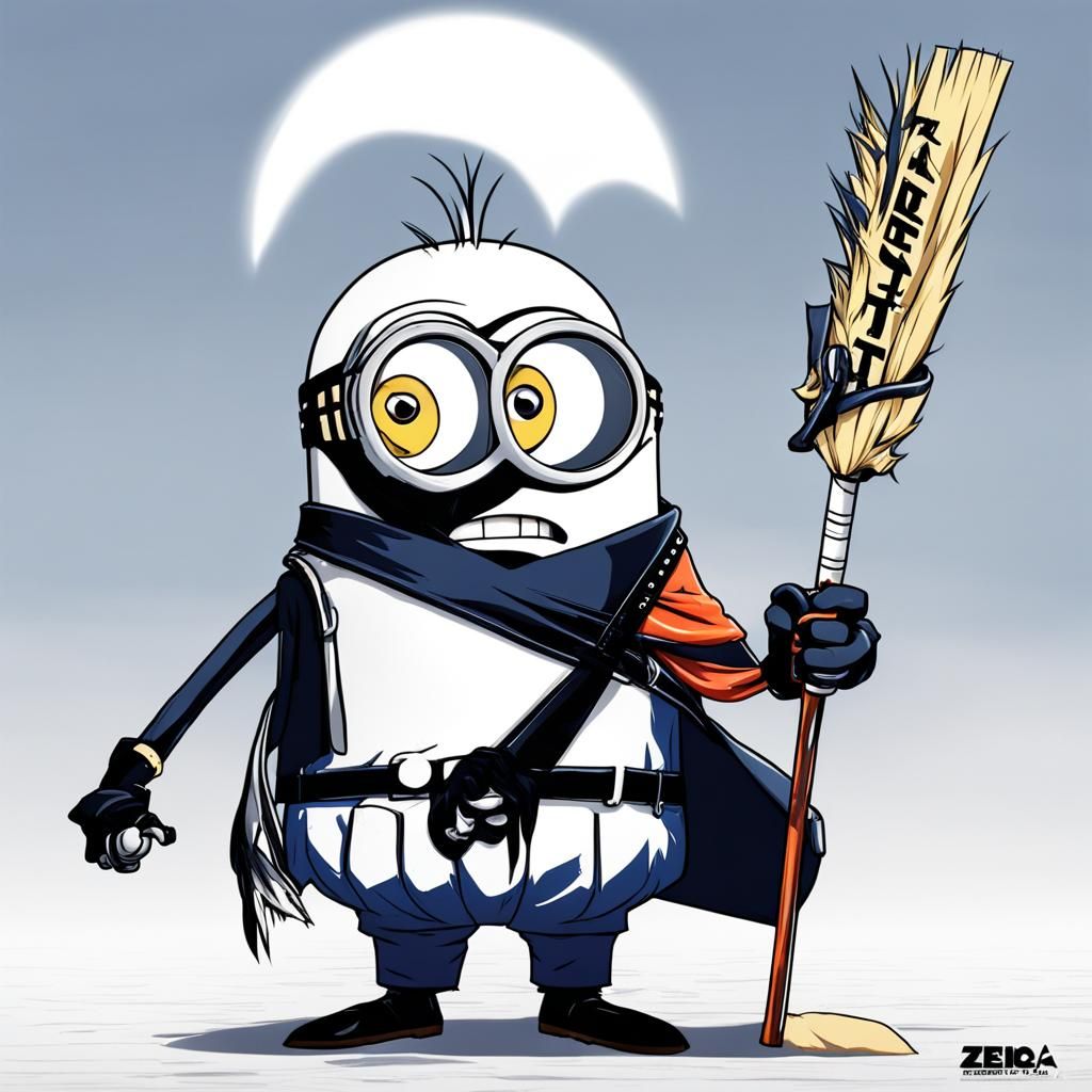 Minion as Ichigo: Anime Key Visual Art