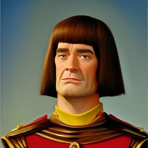 Lord Farquaad as Oil Painting Portrait