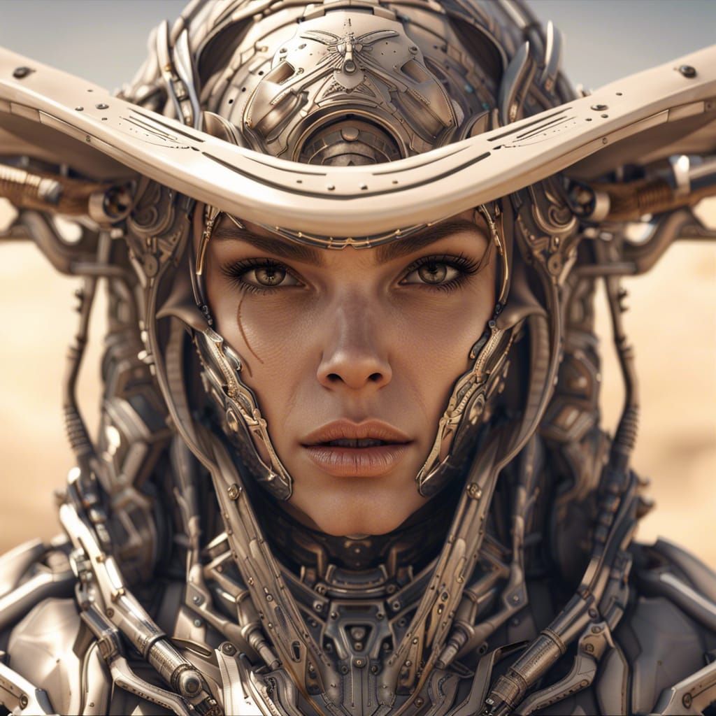 DiaryAdjectives - # Cowgirl In Desert Sandstorm