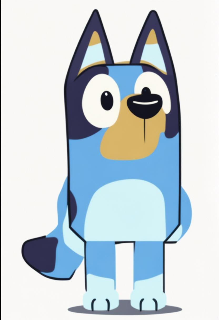 Cartoon Dog Image Generated by AI