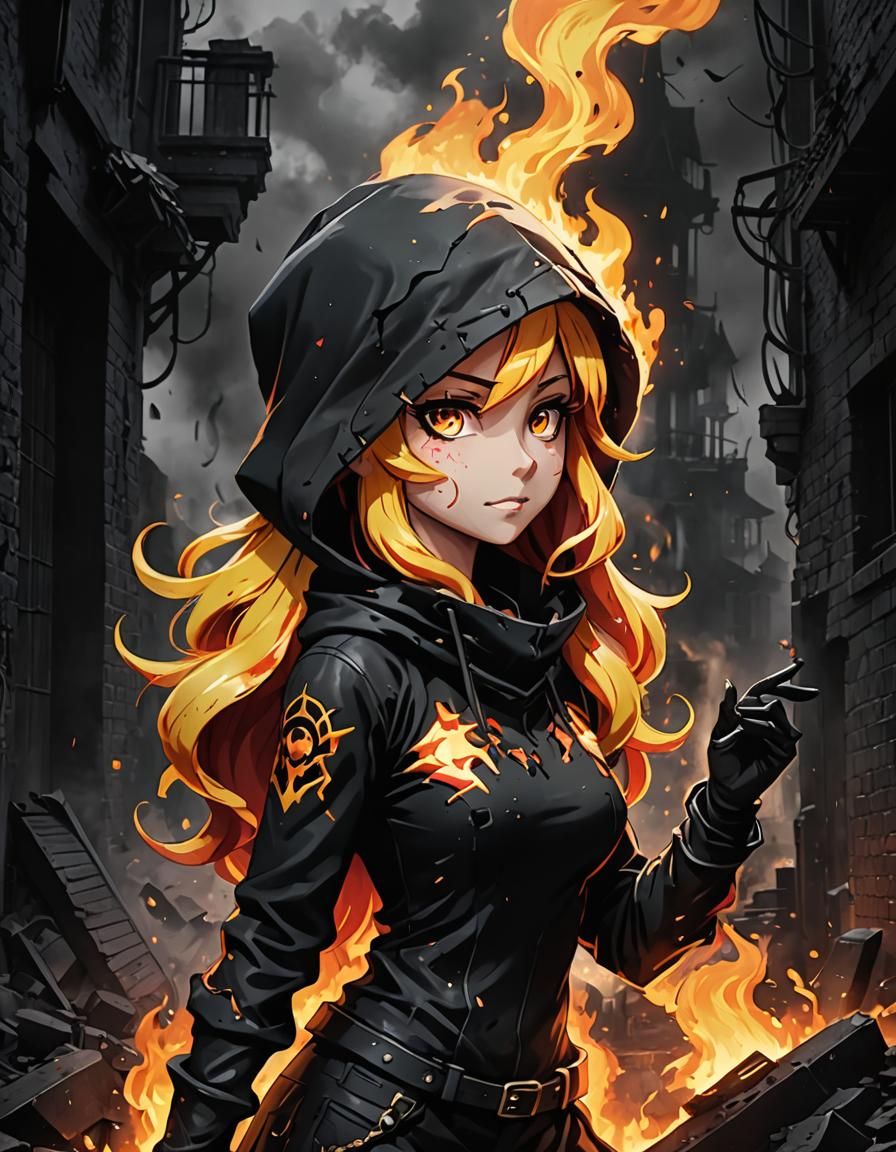 Sunset Shimmer in a Dark Magical Underworld
