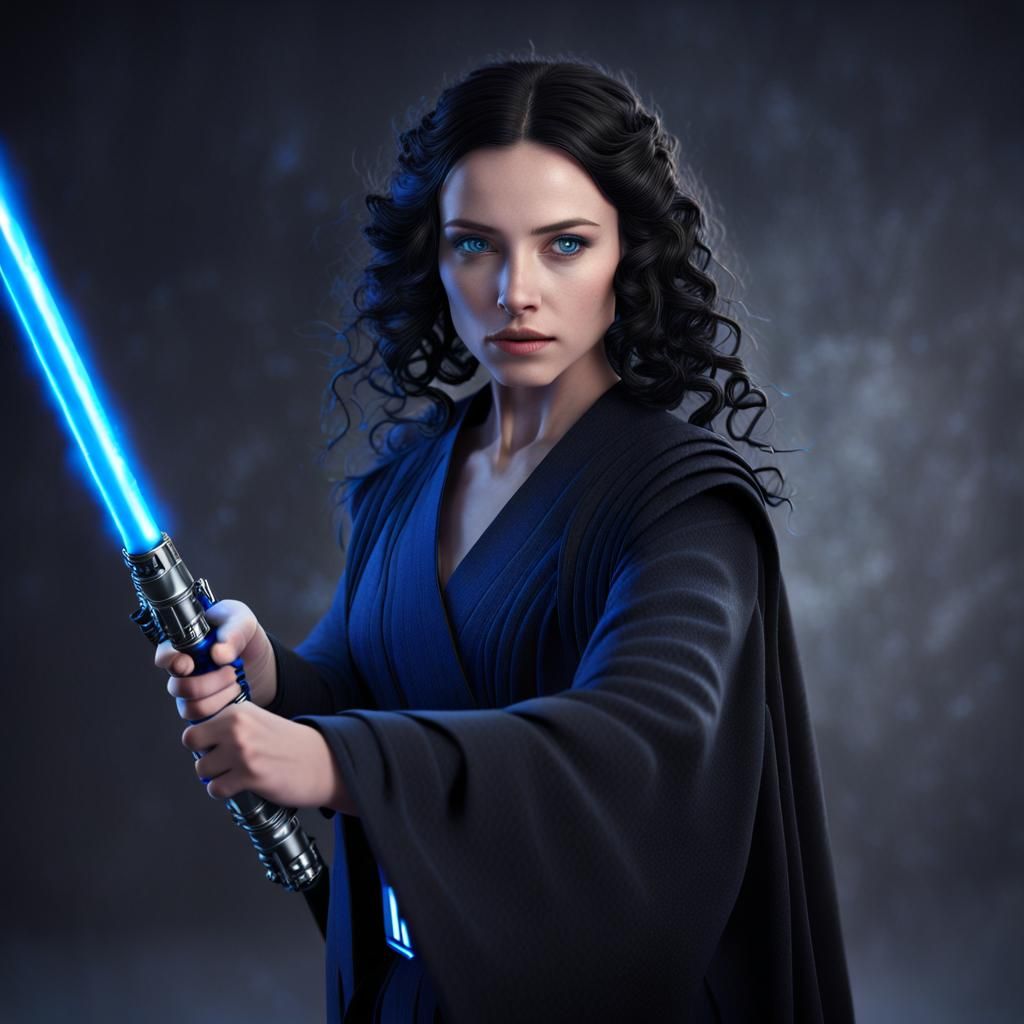 Jedi Master Teaching Apprentice Concept Art