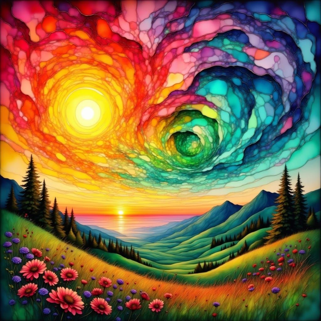 The day split in two, and both sides decided to show off.